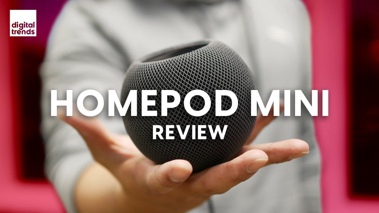 Thumbnail do vídeo Apple HomePod mini review | Finally, the smart speaker Apple needs