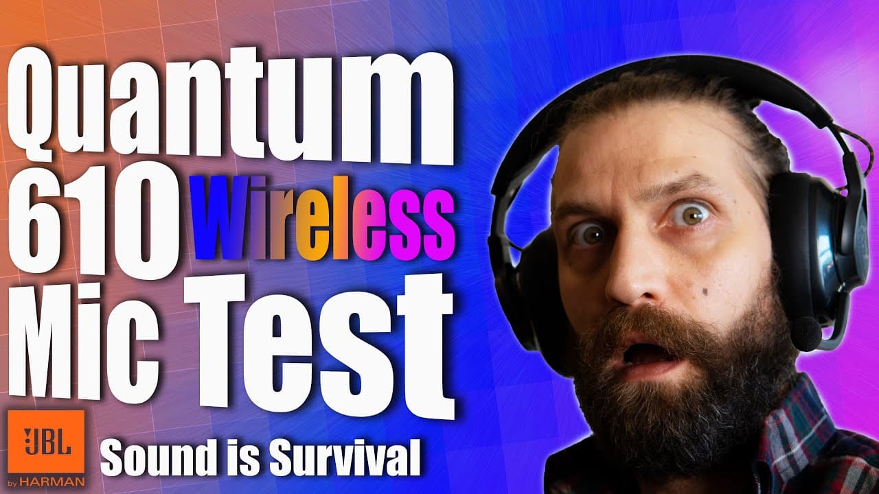 Thumbnail do vídeo JBL Quantum 610 Wireless | Mic Test and Review