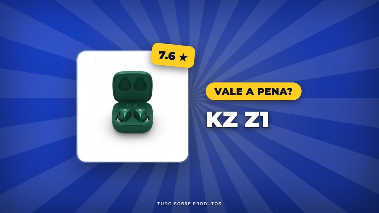 Capa do vídeo oficial: KZ Z1: Qualidade SURPREENDENTE para 2026? Detalhes COMPLETOS!