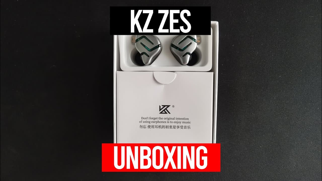 Thumbnail do vídeo KZ ZES | Unboxing