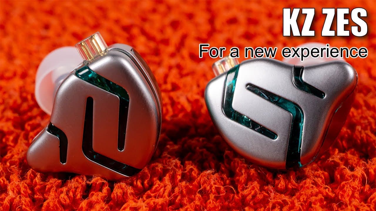Thumbnail do vídeo KZ ZES earphones review — hybrids with "electrostatic" driver