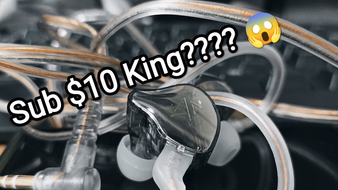 Thumbnail do vídeo KZ EDCX - MY FIRST TAKE -Unboxing and Initial Impressions