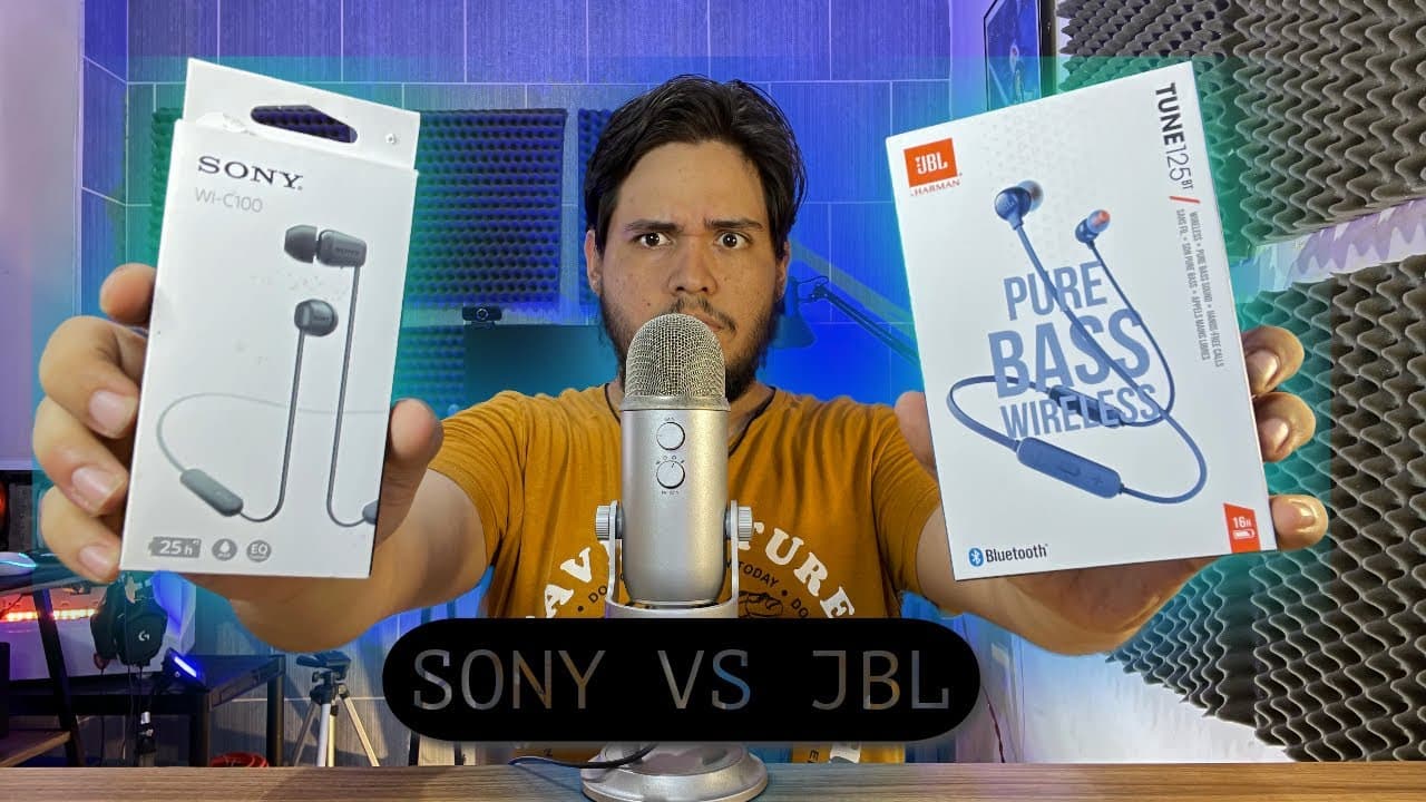 Thumbnail do vídeo JBL TUNE 125BT vs SONY WI C100 - VALE LA PENA GASTAR EL DOBLE???