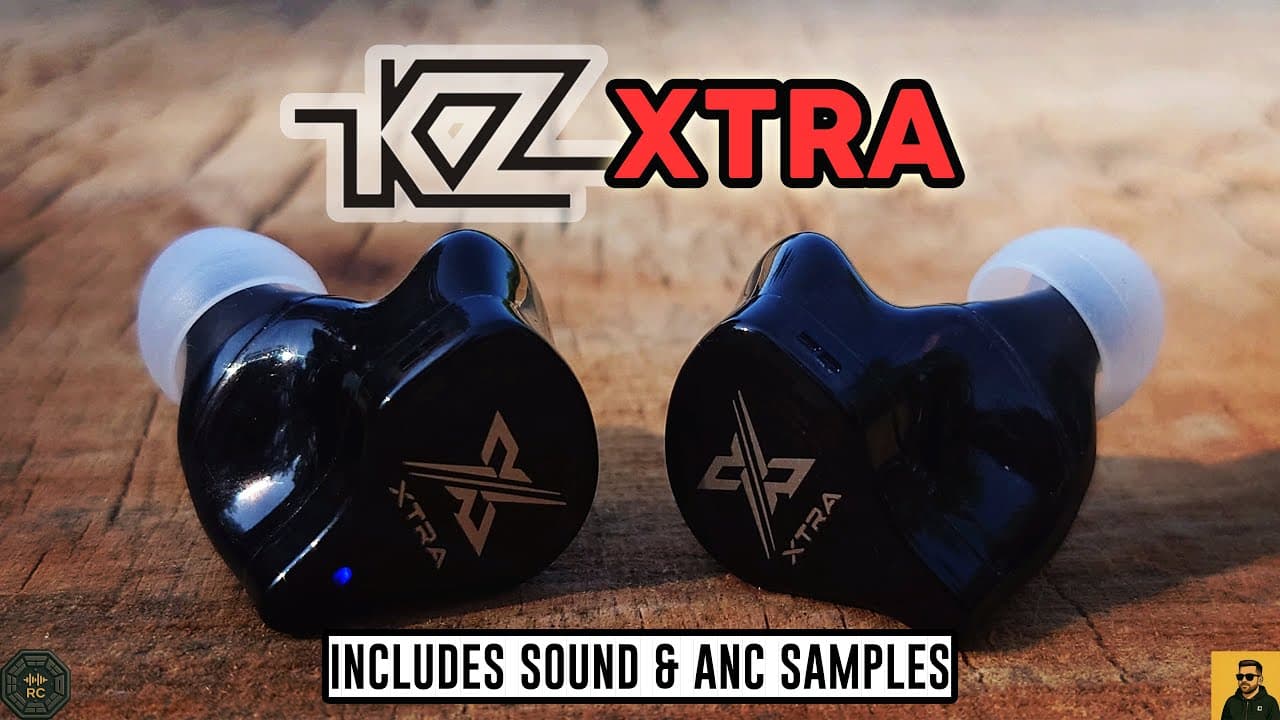 Thumbnail do vídeo KZ XTRA - Best budget earbuds for bass? | Review, Binaural Sound & ANC Sample + Real Life Call Tests
