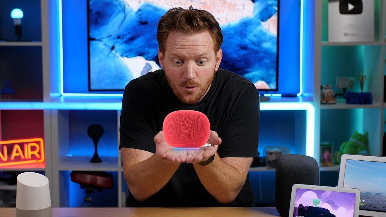 Thumbnail do vídeo Google Announces Gemini for Speakers, New 2K Cameras, & a New Speaker