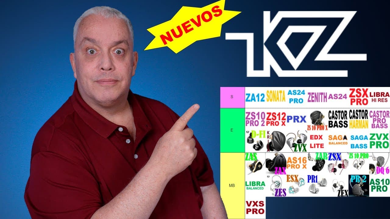 Thumbnail do vídeo ¿Cual es el mejor Auricular KZ hasta Noviembre 2025?