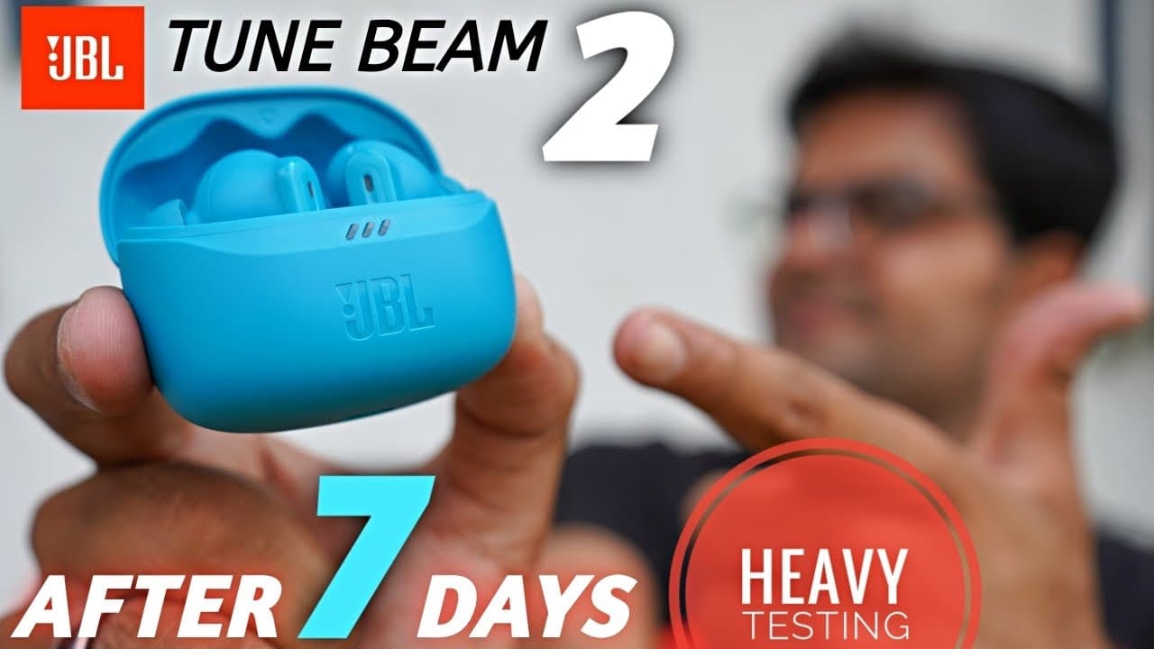 Thumbnail do vídeo JBL Tune Beam 2 In-Depth Review After 7 Days ⚡⚡ Heavy Testing ⚡⚡