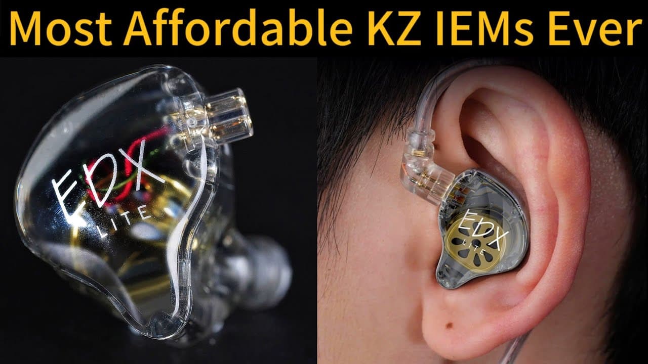 Thumbnail do vídeo KZ EDX Lite Unboxing & Review | The Cheapest of All Budget Earphones