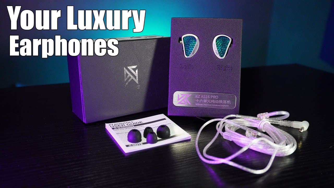 Thumbnail do vídeo Kz AS16 pro earphones (full review)