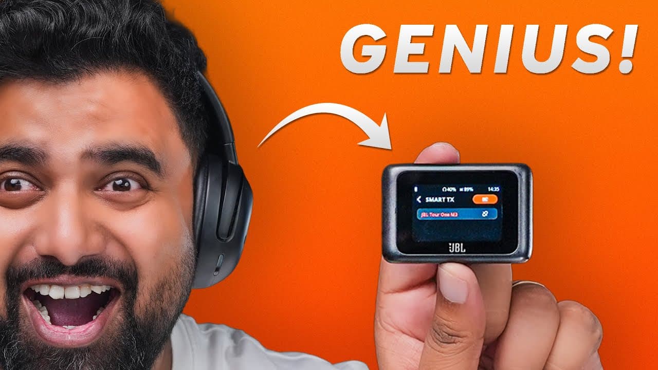 Thumbnail do vídeo JBL Tour One M3: These Headphones Have Most GENIUS Features!