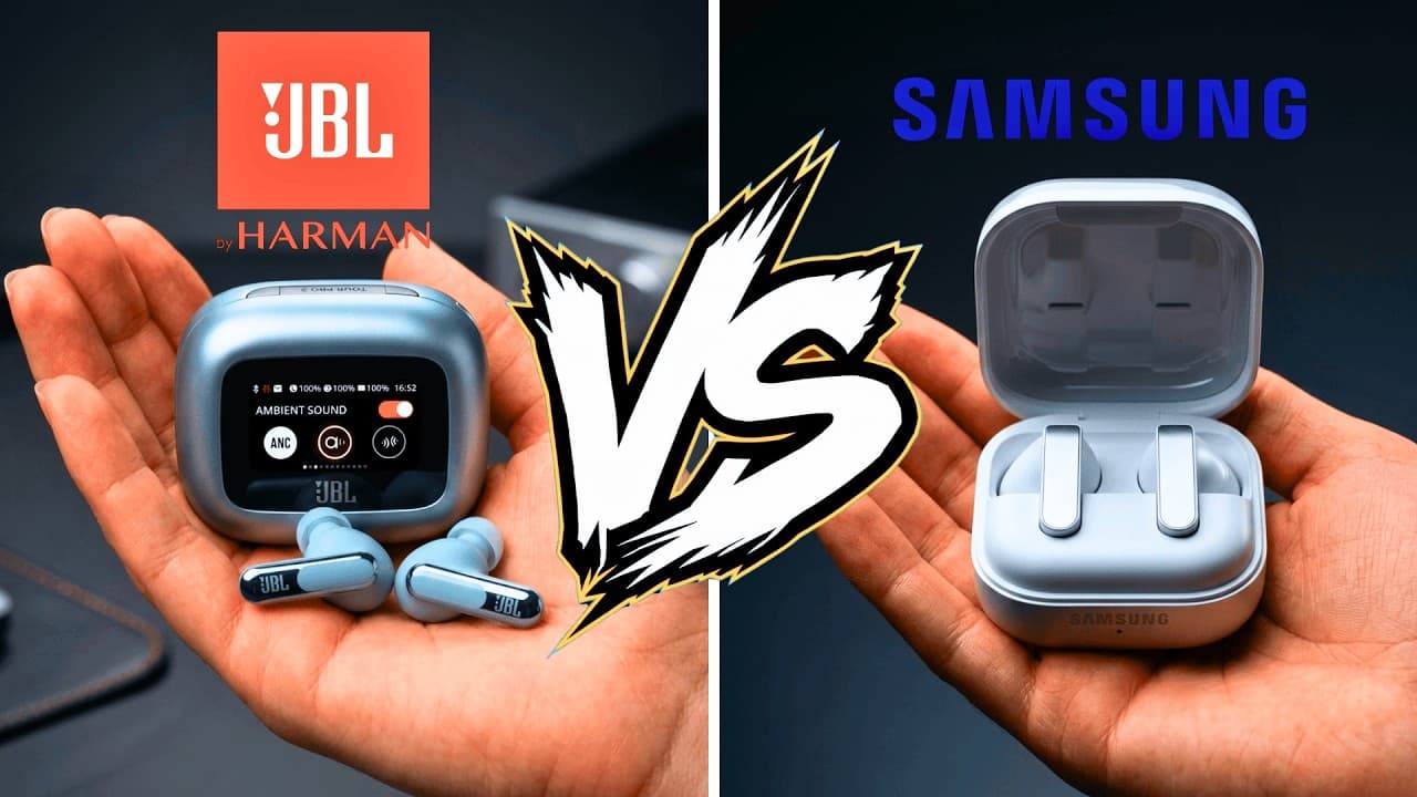 Thumbnail do vídeo Samsung Galaxy Buds4 vs JBL Live Beam 3: Which One Should You Buy?