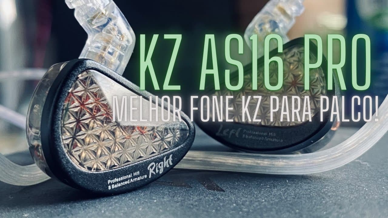 Thumbnail do vídeo KZ AS16 PRO  - O MELHOR FONE PRA PALCO | MATEUZINHU |