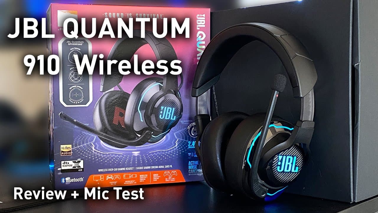 Thumbnail do vídeo JBL Quantum 910 Wireless Headset Review