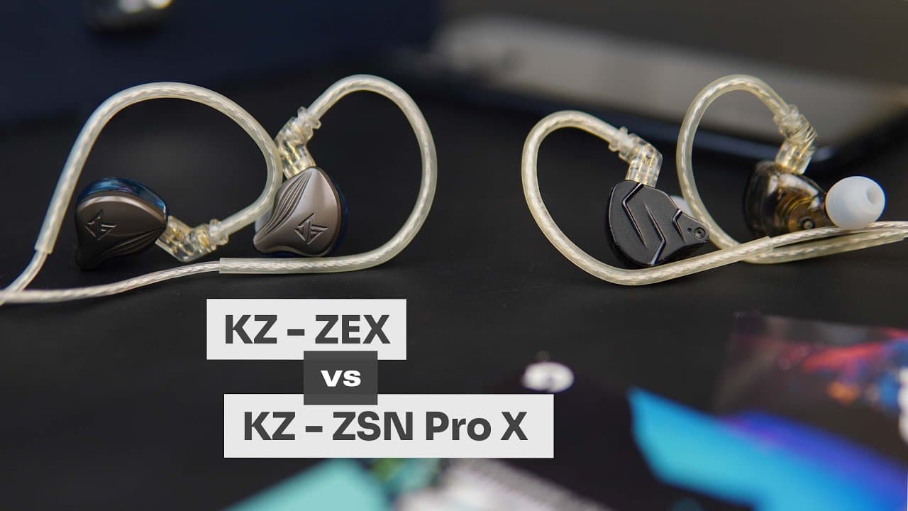 Thumbnail do vídeo Compared: KZ - ZSN Pro X Vs KZ - ZEX