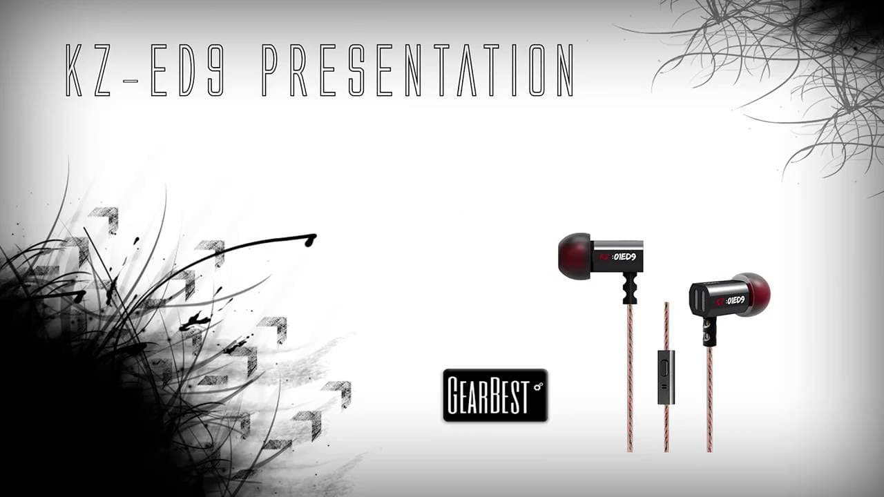 Thumbnail do vídeo KZ ED9  Presentation / GearBest.com