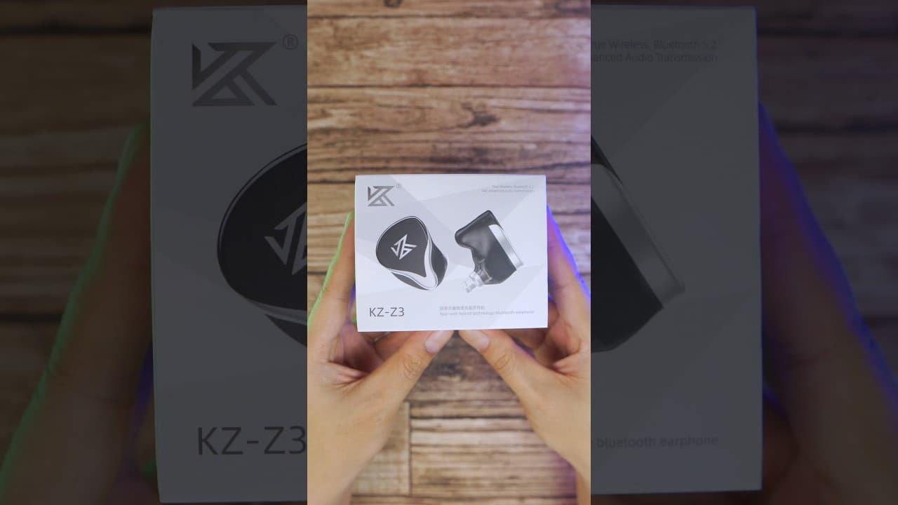 Thumbnail do vídeo KZ Z3, TWS Basshead dan Treble Santai #kz #tws #twsearphones
