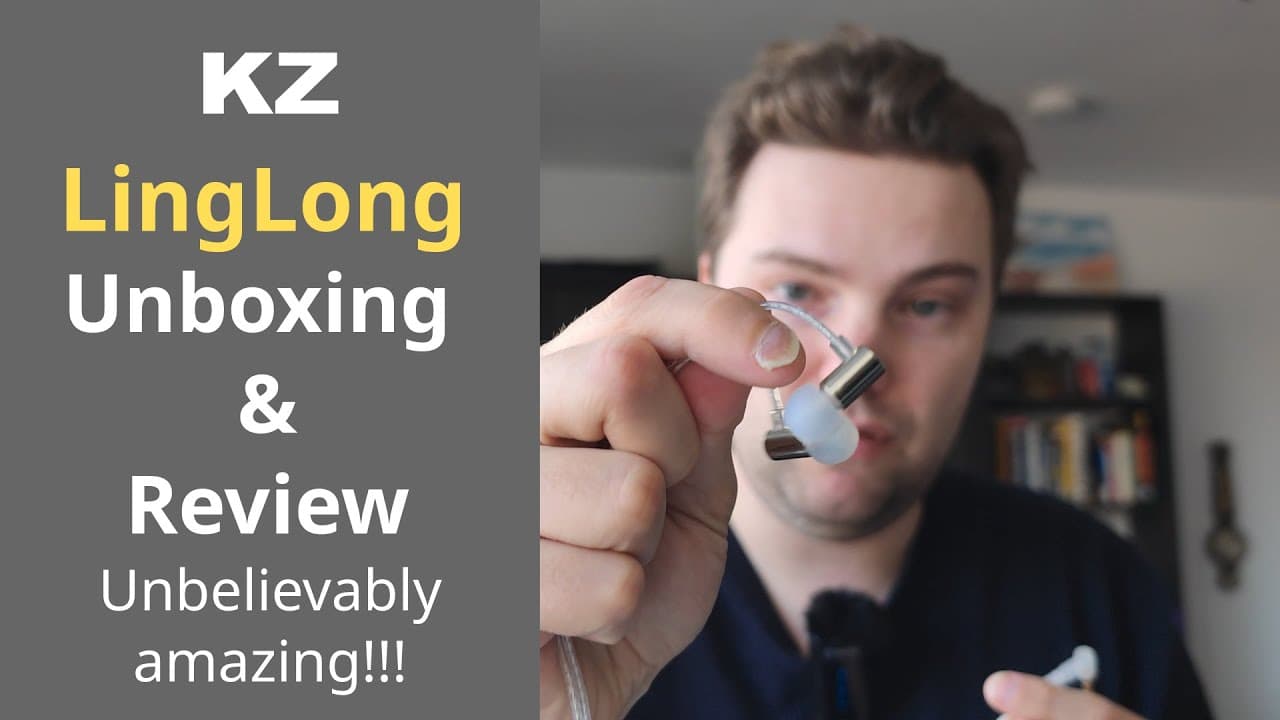 Thumbnail do vídeo KZ LingLong - Crazy good value for money IEMs
