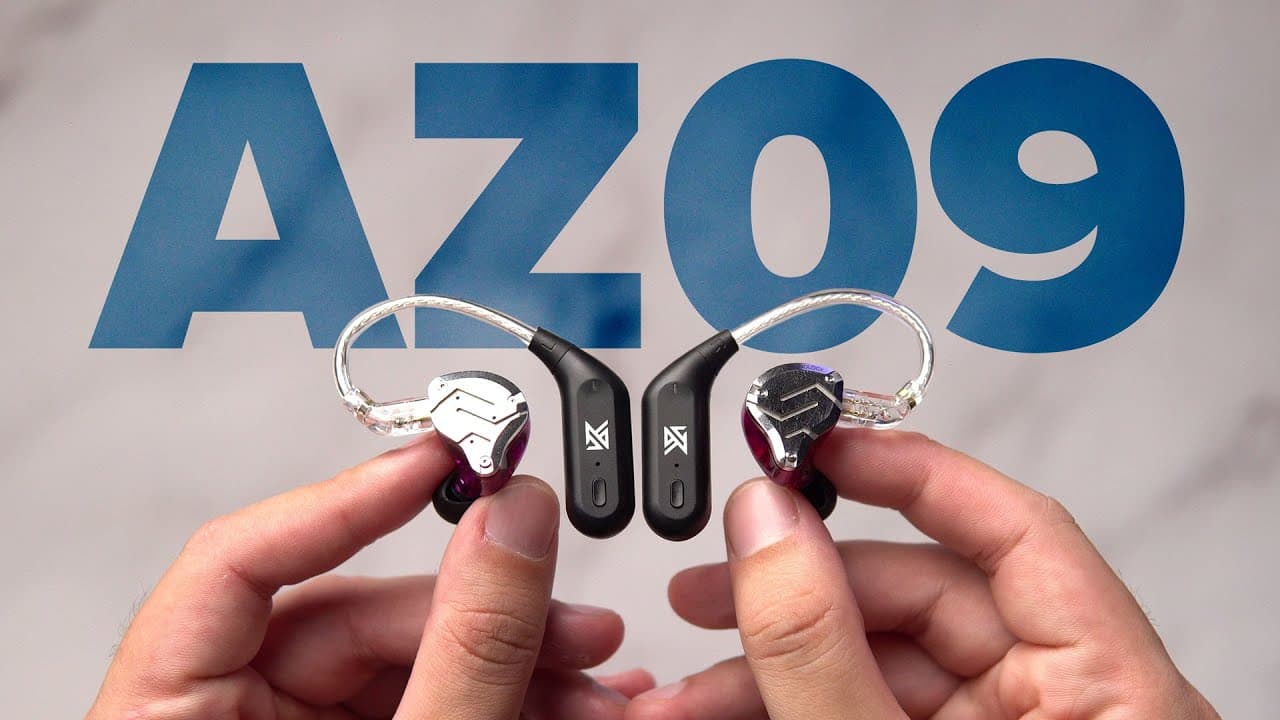Thumbnail do vídeo CONVENIÊNCIA de um TWS com O SOM de um CABEADO: KZ AZ09