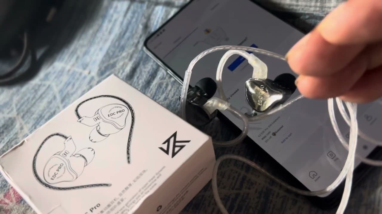 Thumbnail do vídeo KZ EDC Pro Review | Best Budget Bass IEM for Studio & Music Lovers! (Under ₹1200 / $13.91)