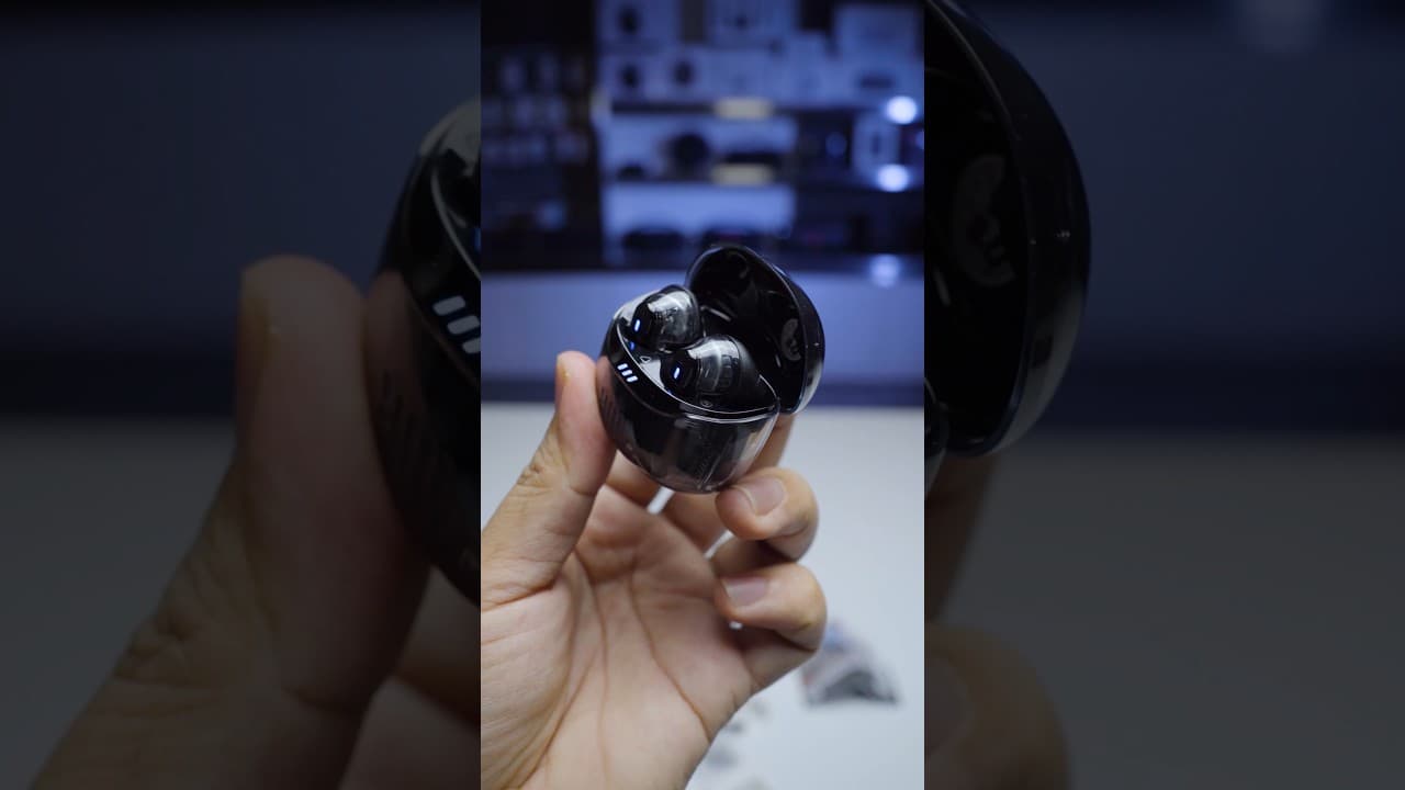 Thumbnail do vídeo True Wireless Noise Cancelling Earbuds | JBL Tune Flex 2 Ghost Edition Unboxing #jbl #apple #earbuds