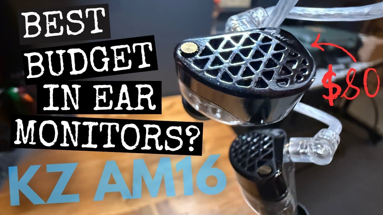 Thumbnail do vídeo KZ AM16 In Ear Monitors // Best Budget IEMs? + GIVEAWAY!!!