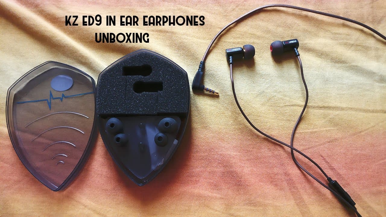 Thumbnail do vídeo [UNBOXING] [HANDS-ON]KZ- ED9 in ear earphones- Looks Good!