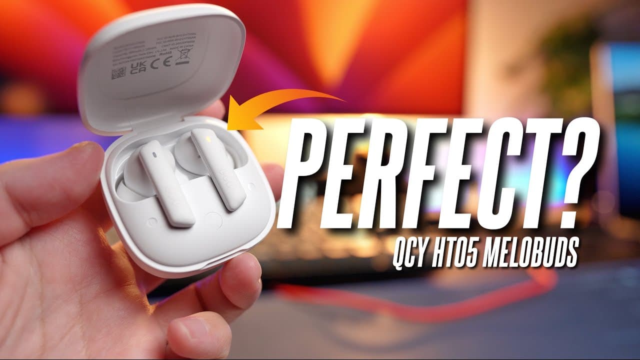 Thumbnail do vídeo Is this better than the T13 ANC? QCY HT05 Melobuds Review!