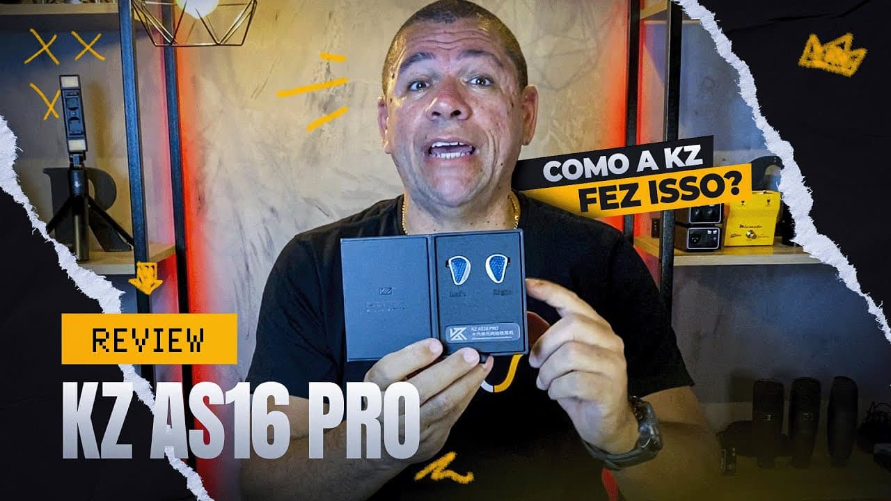 Thumbnail do vídeo REVIEW KZ AS16 PRO  | AGUINALDO RAMOS