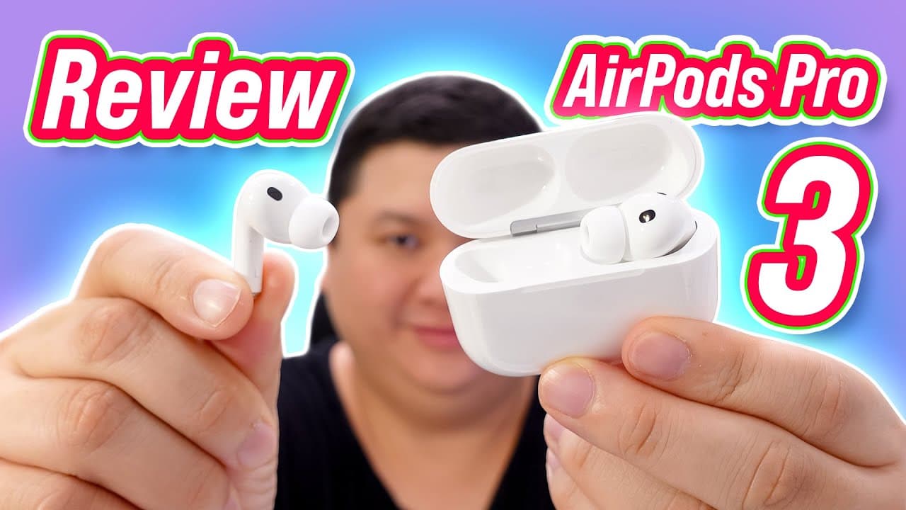Thumbnail do vídeo Review AirPods Pro 3