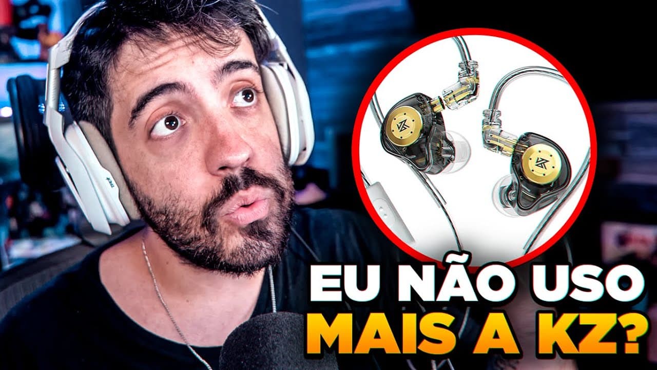 Thumbnail do vídeo PQ PAREI DE USAR OS FONES DA KZ?