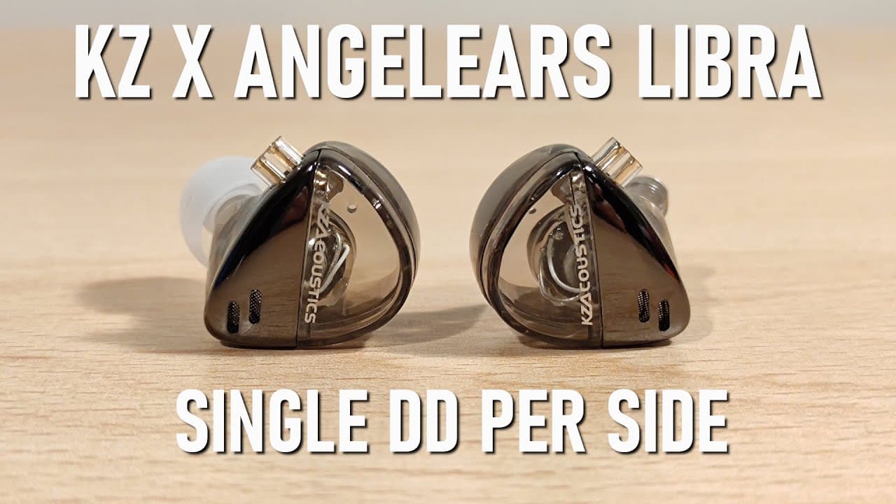 Thumbnail do vídeo KZ X AngelEars Libra IEM Review - $15 Single DD Per Side