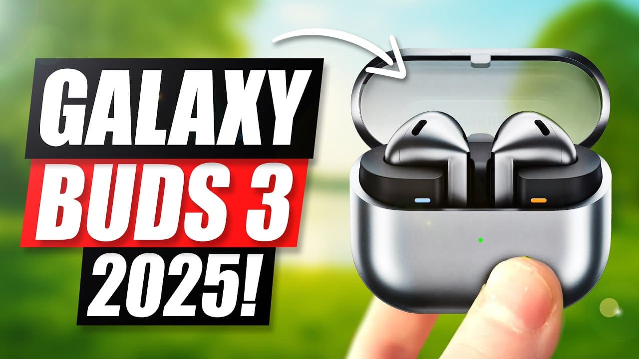 Thumbnail do vídeo Samsung Galaxy Buds 3  Review– The Best ANC Earbuds of 2025?