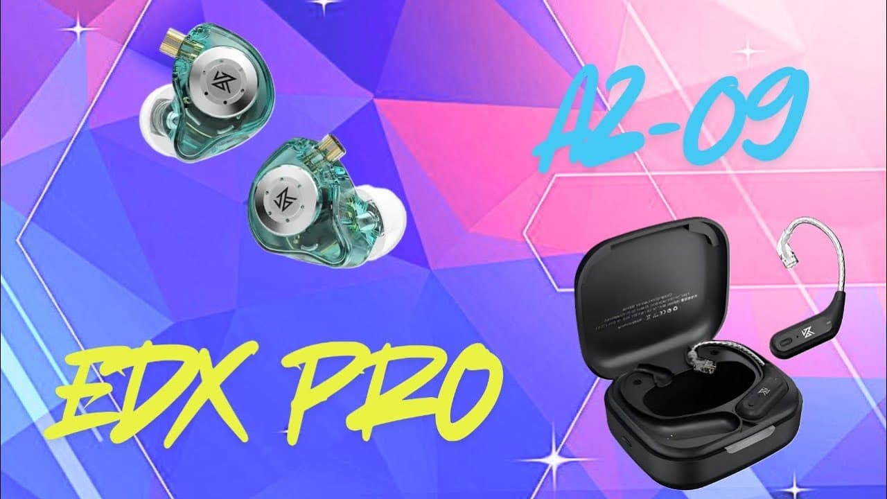 Thumbnail do vídeo KZ EDX PRO y AZ09 ✅ Audífonos tipo monitor 💰 Adaptador Bluetooth