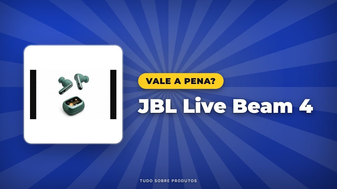Capa do vídeo oficial: JBL Live Beam 4: Análise COMPLETA! Vale a Pena em 2026?