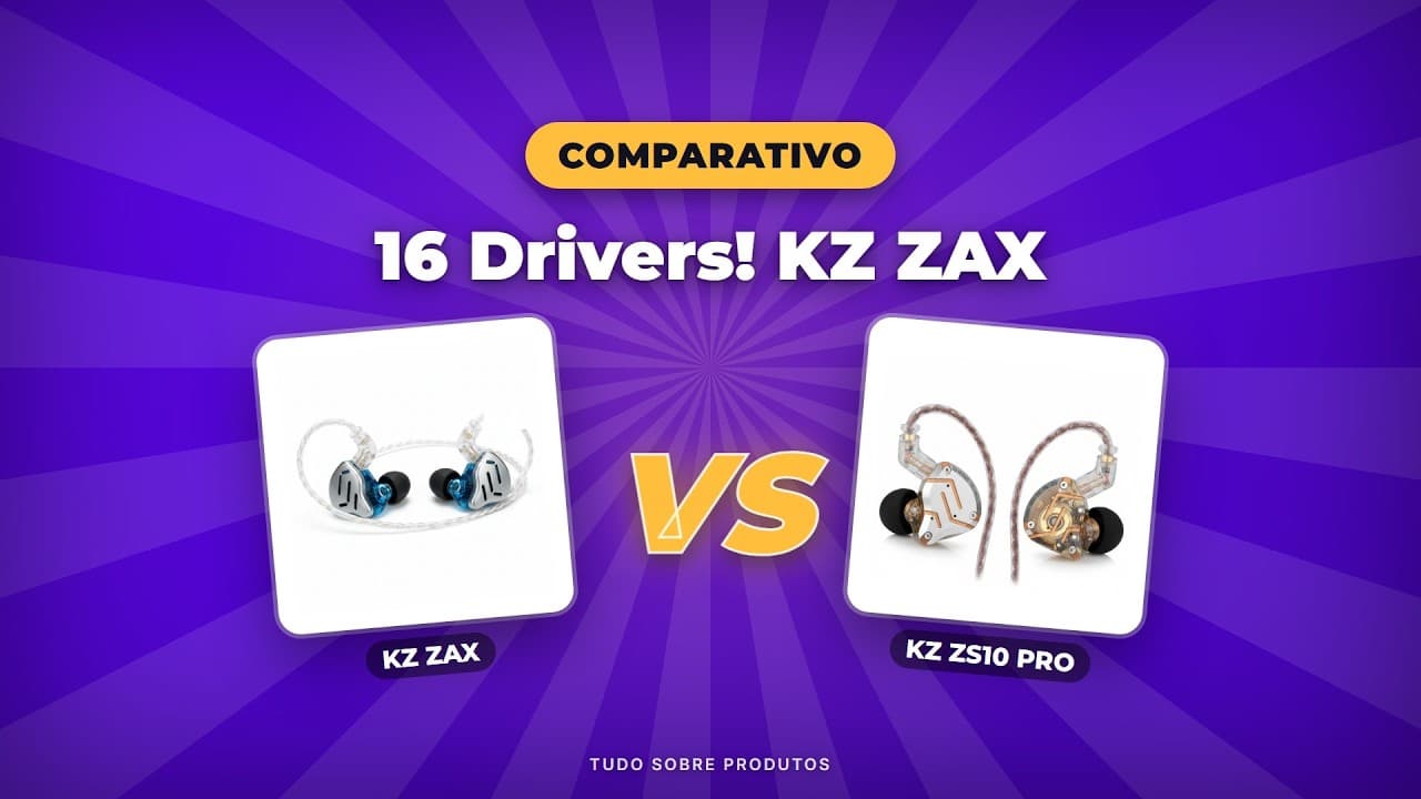 Capa do vídeo oficial: KZ ZAX vs KZ ZS10 PRO: O Comparativo Definitivo em 2026!
