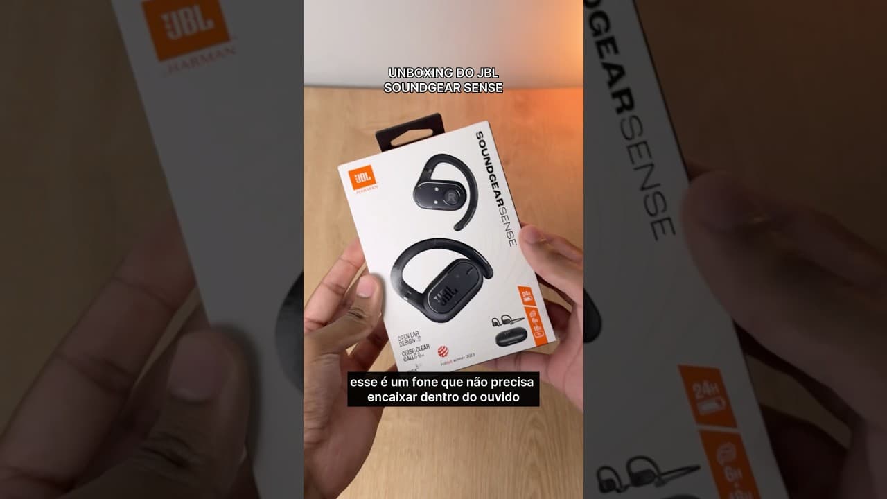 Thumbnail do vídeo Unboxing JBL Soundgear Sense