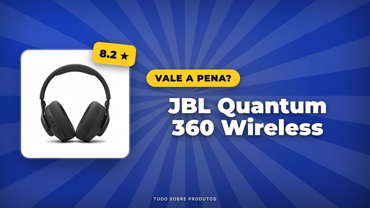 Capa do vídeo oficial: JBL Quantum 360 Wireless: Vale a Pena em 2026? | Tudo Sobre Produtos