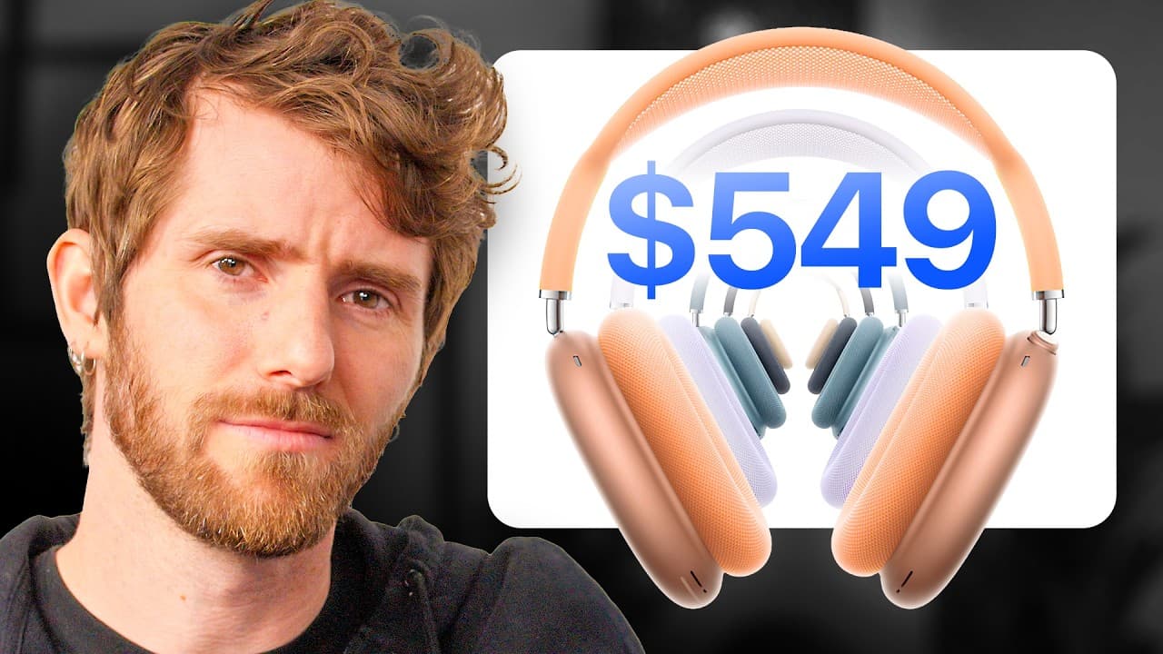 Thumbnail do vídeo I Don’t Agree With the Controversy - Apple AirPod Max 2