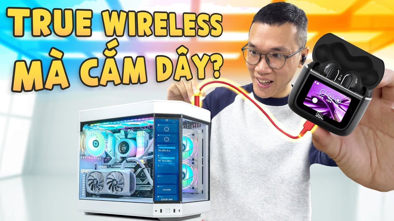 Thumbnail do vídeo Review JBL Tour Pro 3: Tai nghe True Wireless nhưng cắm jack 3.5mm?