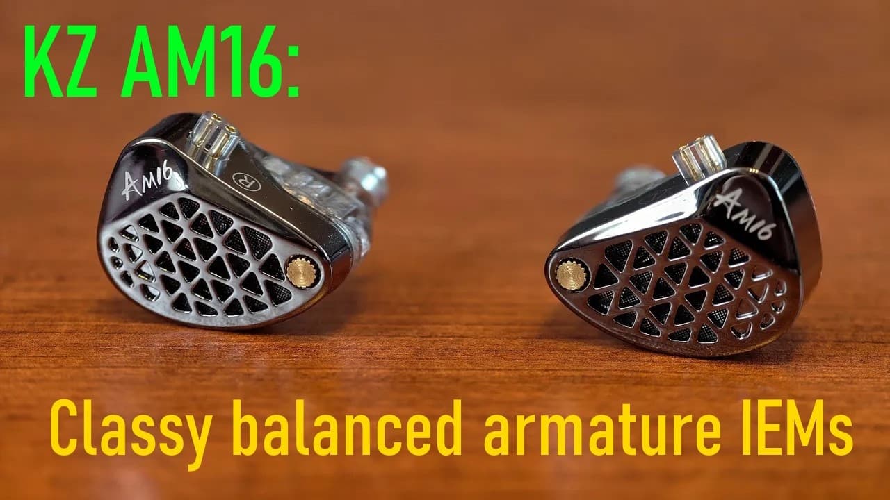 Thumbnail do vídeo That can't be armature: KZ AM16 headphones reviewed!