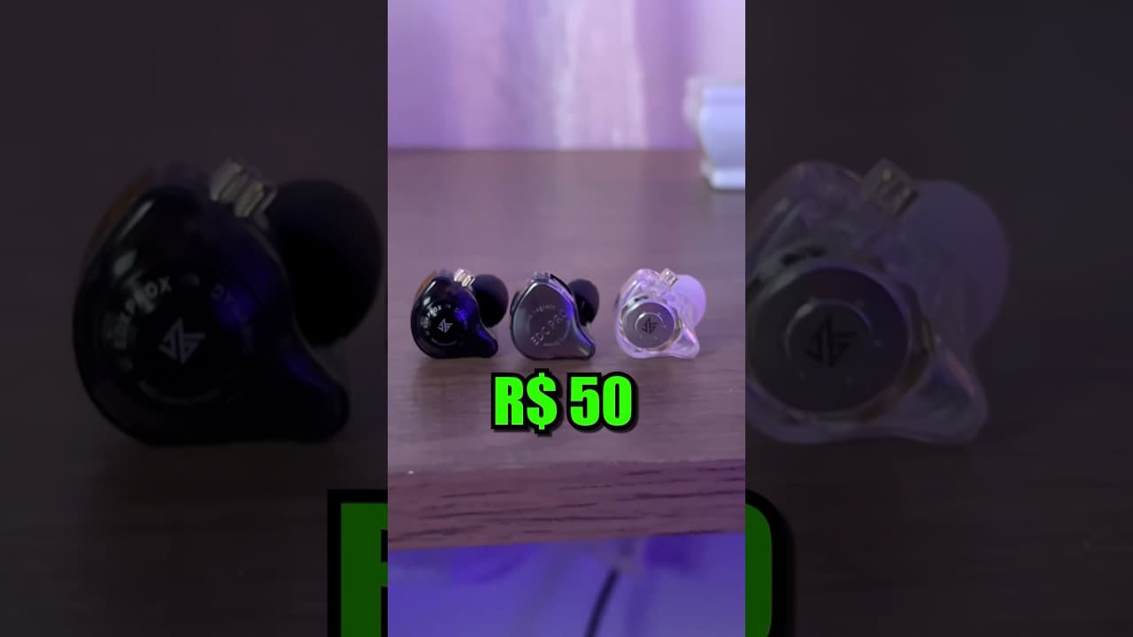 Thumbnail do vídeo MELHORES FONES BARATOS DA KZ
