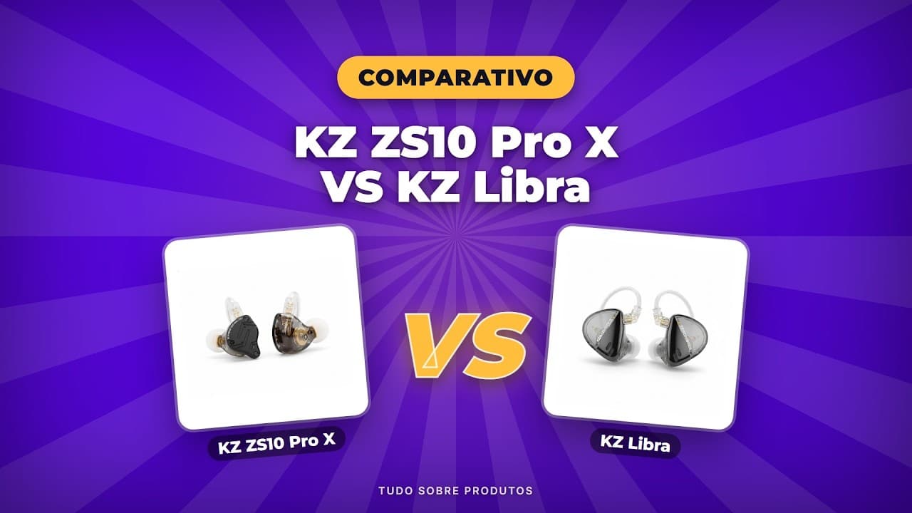 Capa do vídeo oficial: KZ ZS10 Pro X ou KZ Libra? O Duelo de Fones Definitivo de 2026!