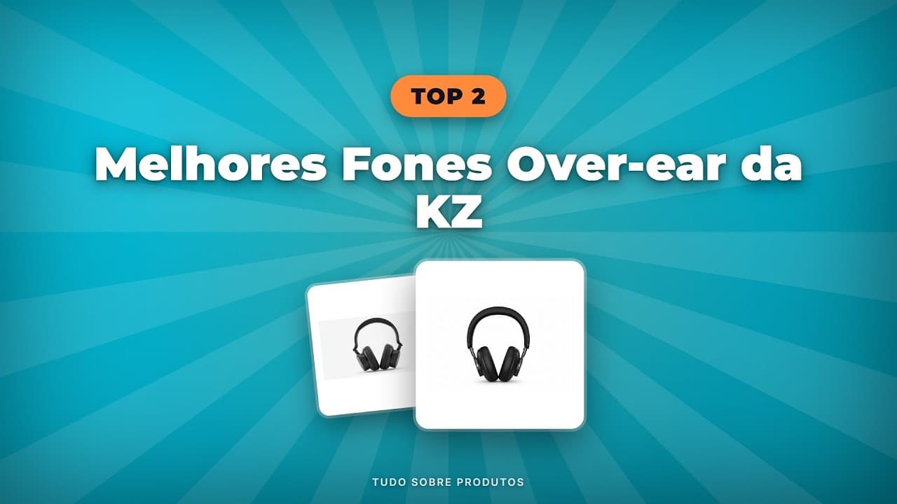 Capa do vídeo oficial: TOP Fones Over-ear KZ 2026: Qual é o MELHOR pra você?