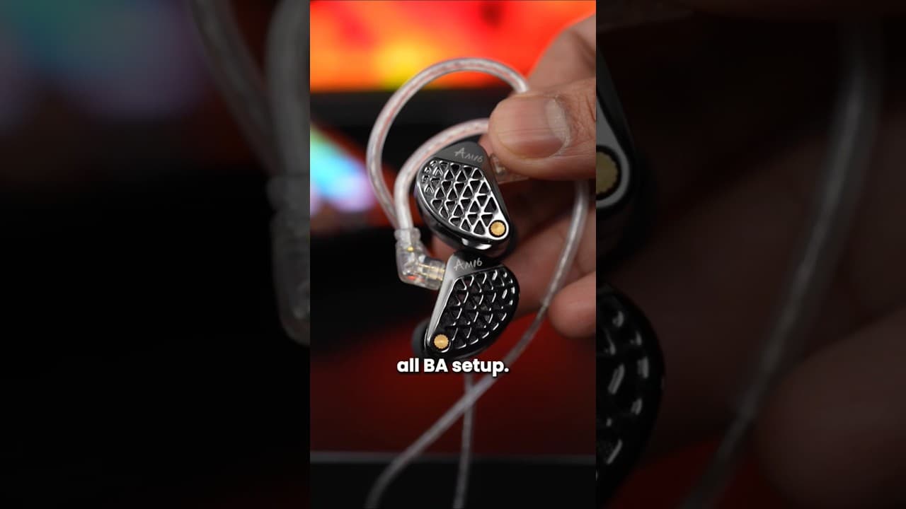 Thumbnail do vídeo KZ AM16 IEM with 16 drivers is crazy 🤯