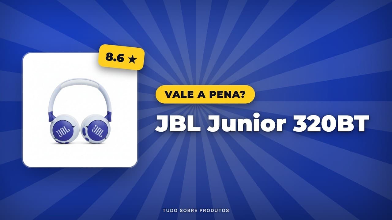 Capa do vídeo oficial: JBL Junior 320BT: Análise Completa e Vale a Pena em 2026?