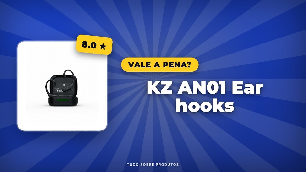 Capa do vídeo oficial: KZ AN01 Ear hooks: Tudo o que você precisa saber em 2026!