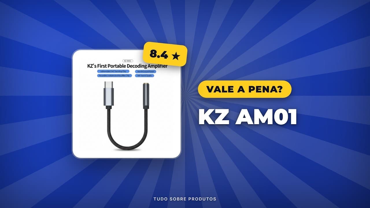 Capa do vídeo oficial: KZ AM01 em 2026: Análise COMPLETA! Vale a Pena Comprar?