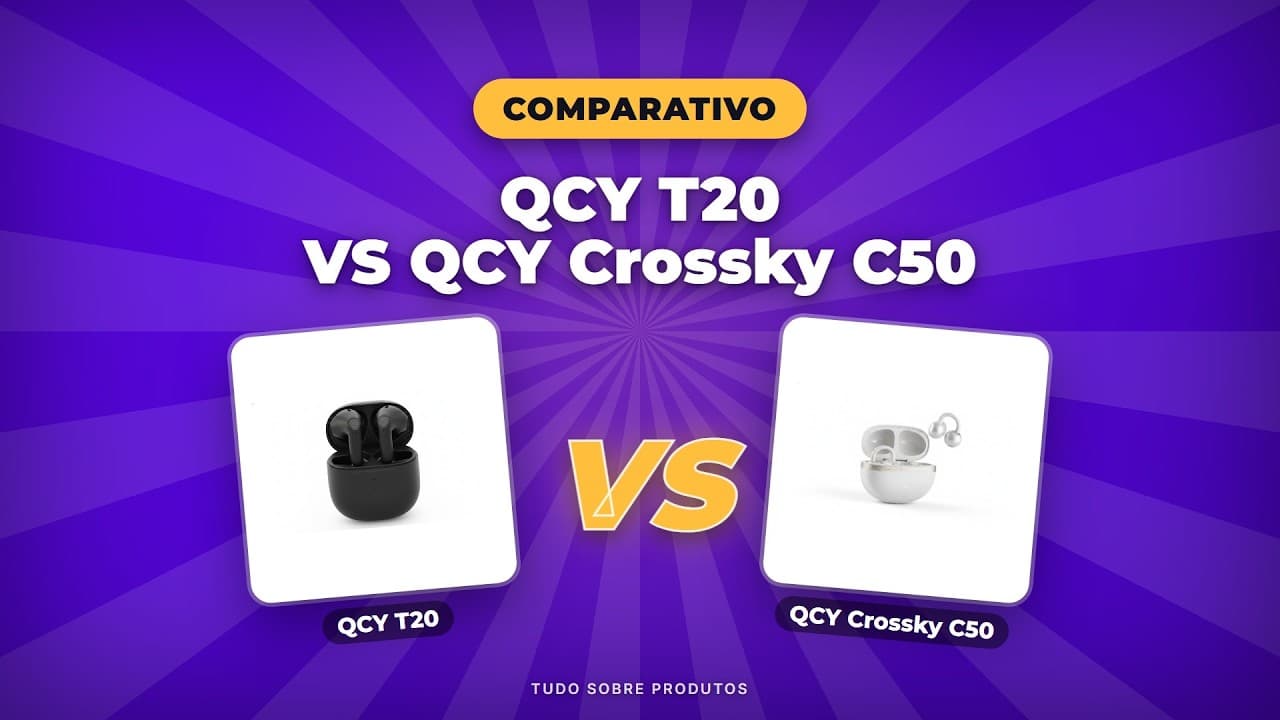 Capa do vídeo oficial: QCY T20 x Crossky C50: O Comparativo Definitivo de Fones em 2026!