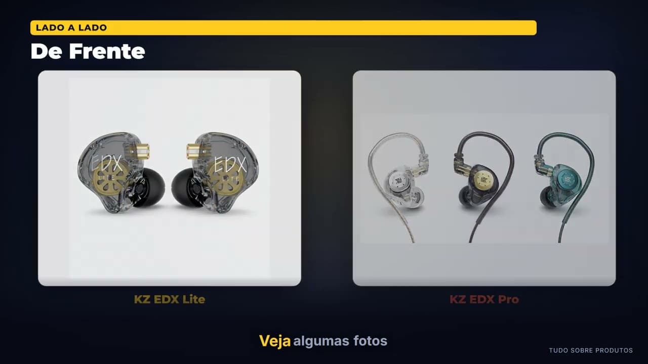 Capa do vídeo oficial: KZ EDX Lite vs EDX Pro: O VENCEDOR DEFINITIVO REVELADO!