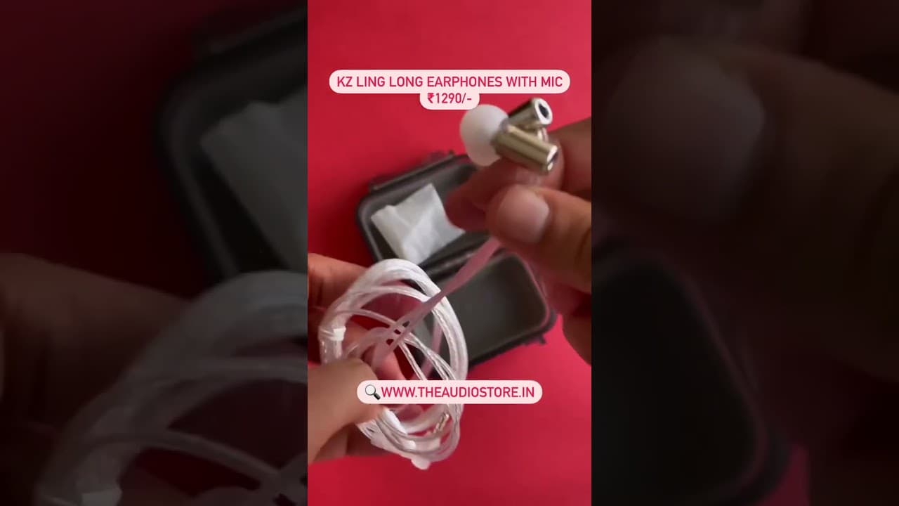 Thumbnail do vídeo Unboxing the KZ Ling Long #earphones with Mic